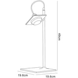 Ull 1 Light Table Lamp - Silver