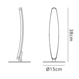 Hemisferic LED Table Lamp 6W 3000K - Satin Aluminium
