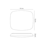 Quatro CCT Dimmable LED Flush Ceiling Light With Remote Control - White