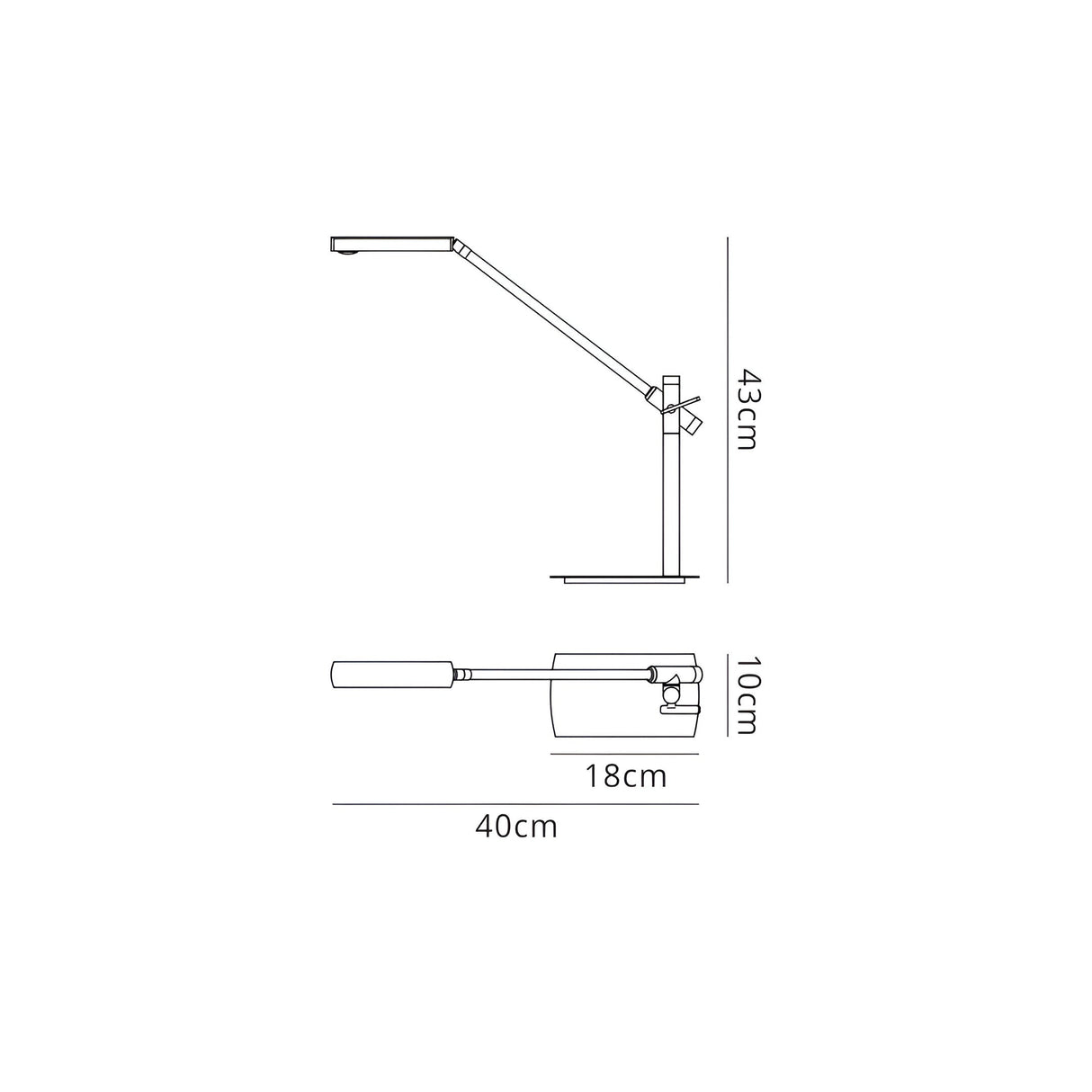 Phuket Touch Dimmer LED Table Lamp 7W 3000K - Matt White/Polished Chrome