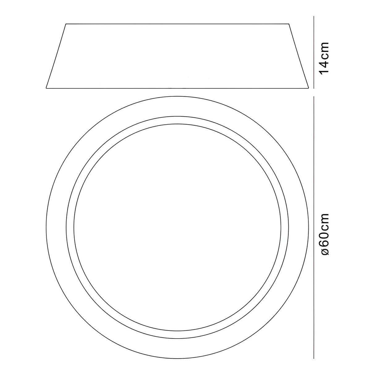 Nordica 5 Light Flush Ceiling Light - Black