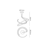 Nur LED Semi-Flush Ceiling Light 50W 3000K – Silver & Polished Chrome