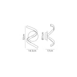Nur LED Wall Light 10W 3000K - Silver & Chrome