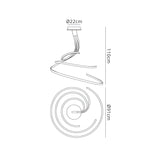 Nur XL Dimmable LED Semi-Flush Ceiling Light 80W 3000K – Chrome