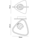 Lux 1 Light Flush Ceiling Light - Polished Chrome