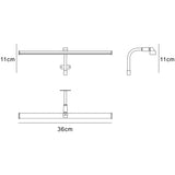 Sisley Outdoor LED Wall Light 7W 4000K - Chrome