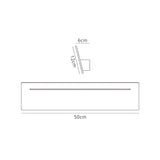 Toja 50cm Rectangular LED Wall Light 12W 4000K - White
