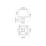 Bahia 1 Light Wall Light - Satin Nickel (Without Shade)