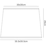 Habana Square Floor Lamp Lampshade - Black, 35.5/35.5cm x 25cm