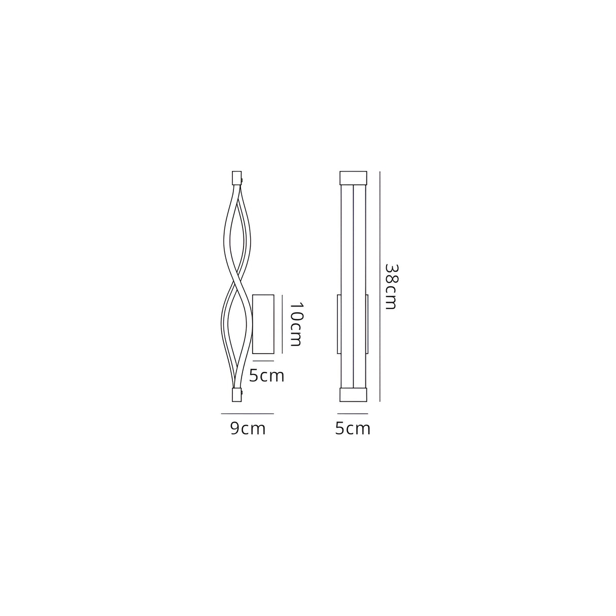 Sahara LED Wall Light 6W 2800K - Brown Oxide