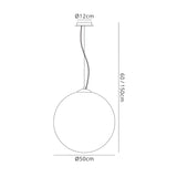 Bola 3 Light Pendant Light – Chrome