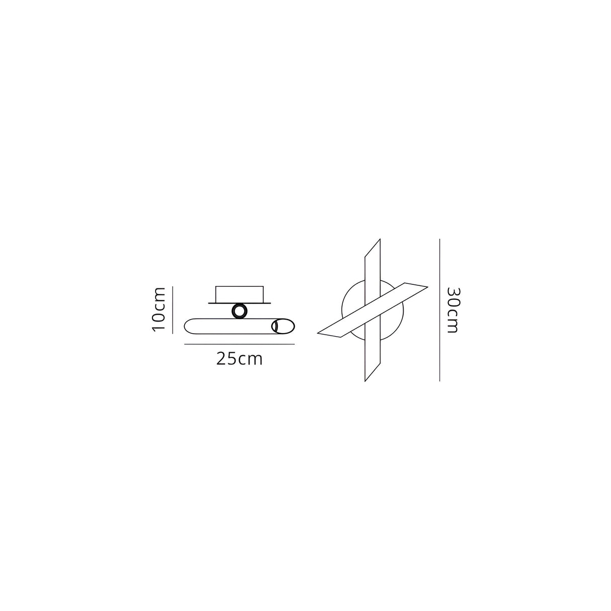 Take Blanco LED Wall Light 6W 3000K - White