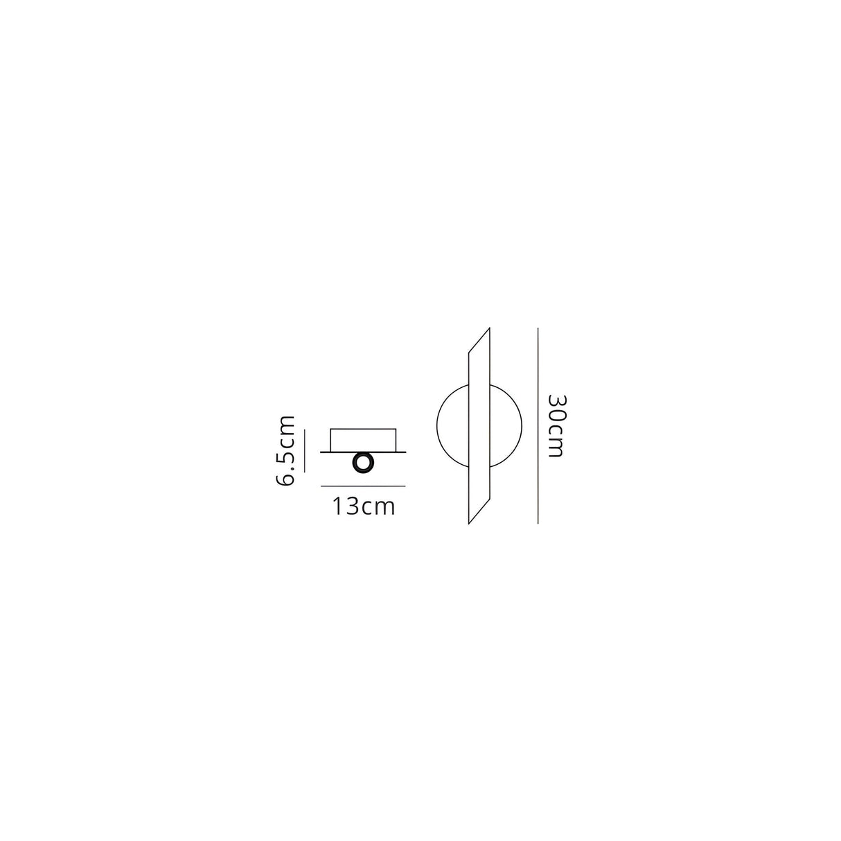 Take Blanco LED Wall Light 12W 3000K - White