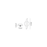 Take Blanco LED Wall Light 12W 3000K - White
