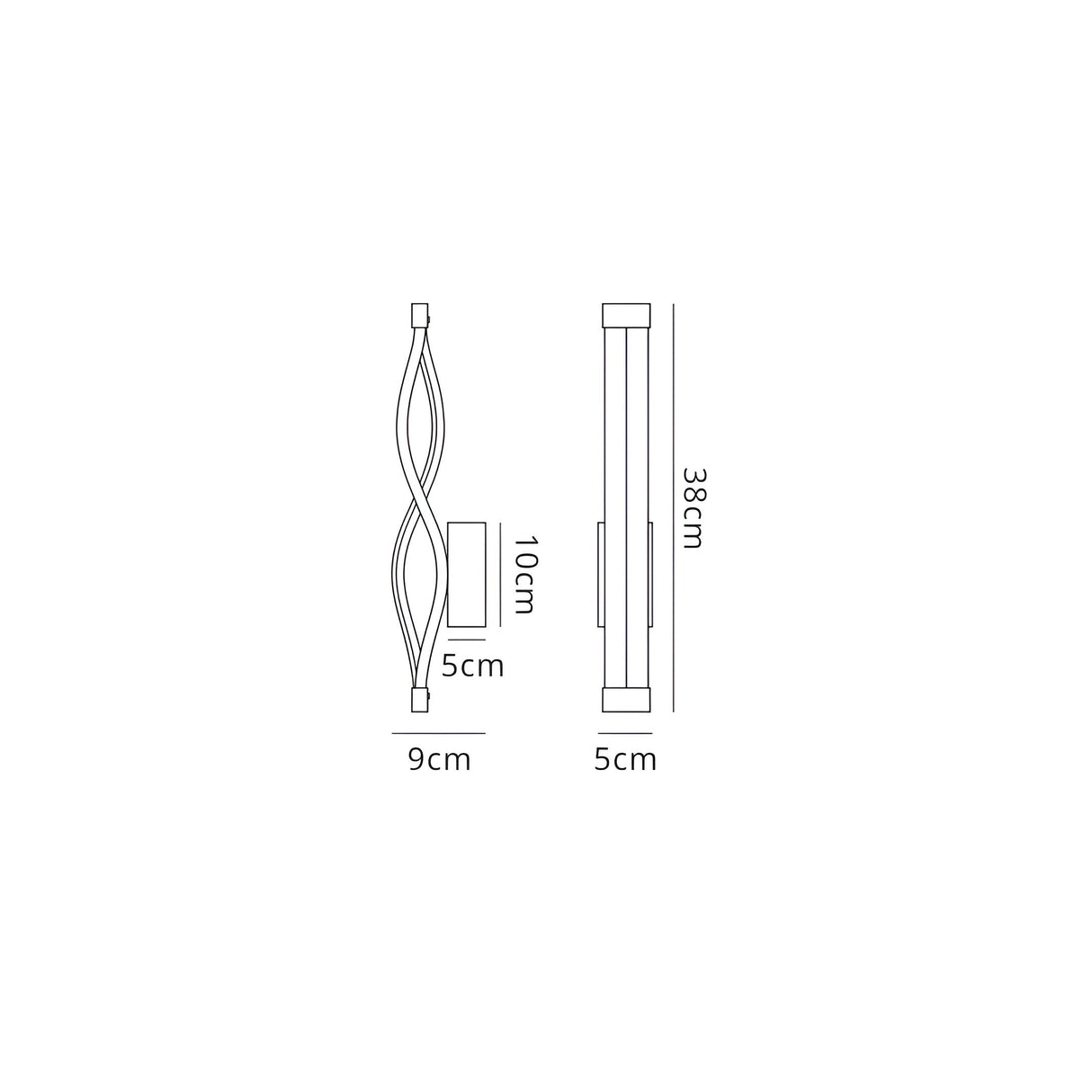 Sahara Touch Dimmer LED Wall Light 6W 2800K - Brown Oxide