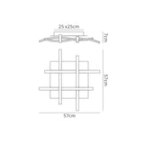 Nur Blanco Dimmable LED Flush Ceiling Light 34W 3000K - White