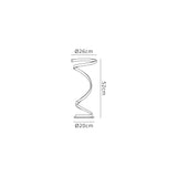 Helix LED Table Lamp 20W 3000K - Black