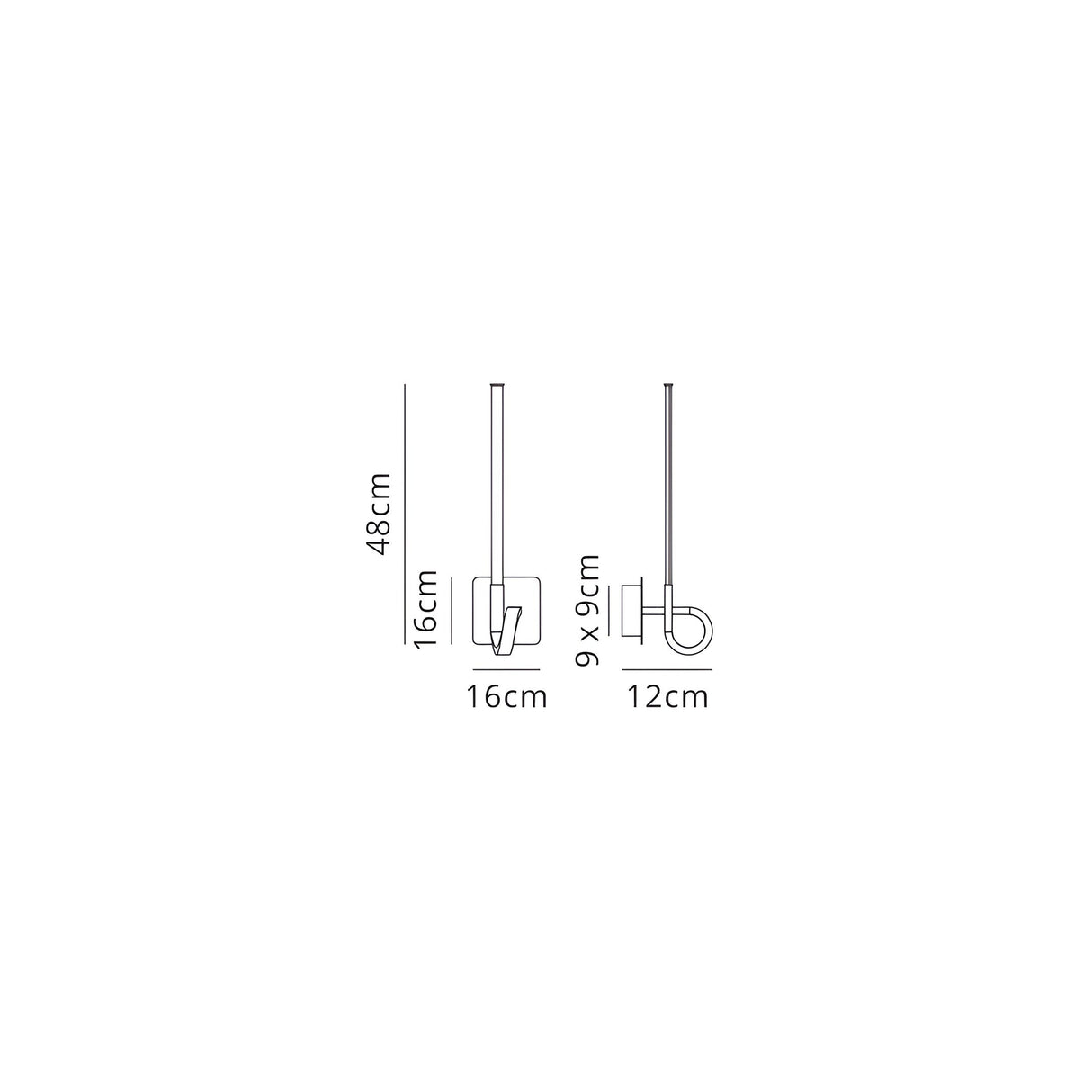Cinto LED Wall Light 6W 3000K - Polished Chrome