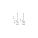 Cinto LED Wall Light 6W 3000K - Polished Chrome