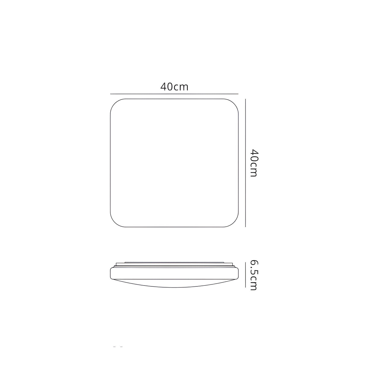 Quatro II LED Flush Ceiling Light 3000K 45W - White