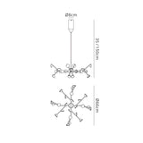 Adn 65.8cm LED Suspension Light 72W 3000K - White