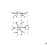 Adn Semi-Flush Ceiling Light 36 Light 100W 3000K - White