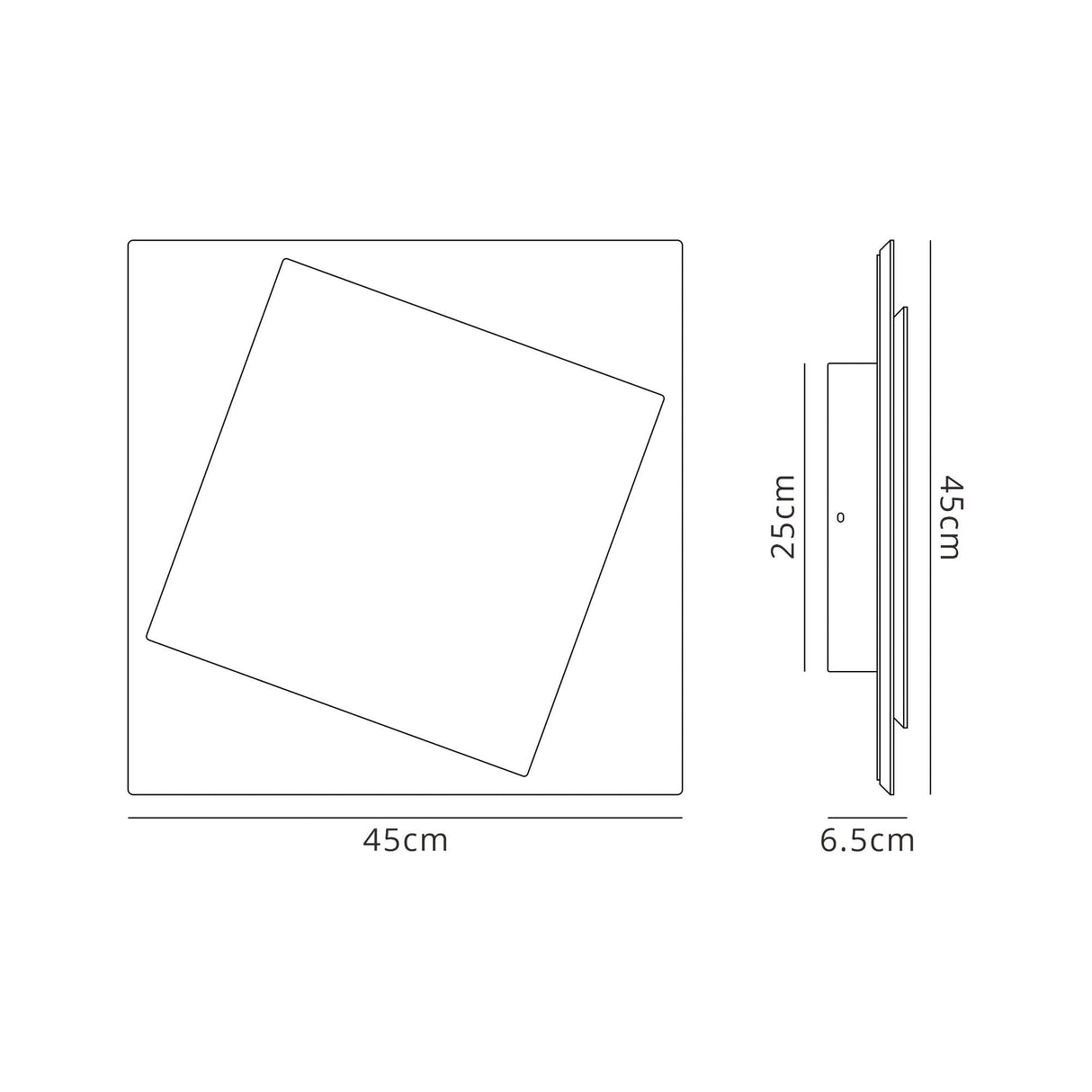 Dakla LED Wall Light 30W 3000K - White