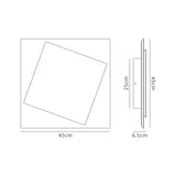 Dakla LED Wall Light 30W 3000K - White