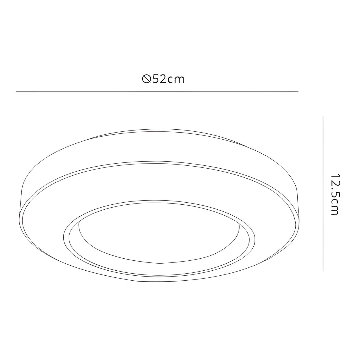 Santorini CCT Dimmable LED Flush Ceiling Light With Remote Control - Chrome