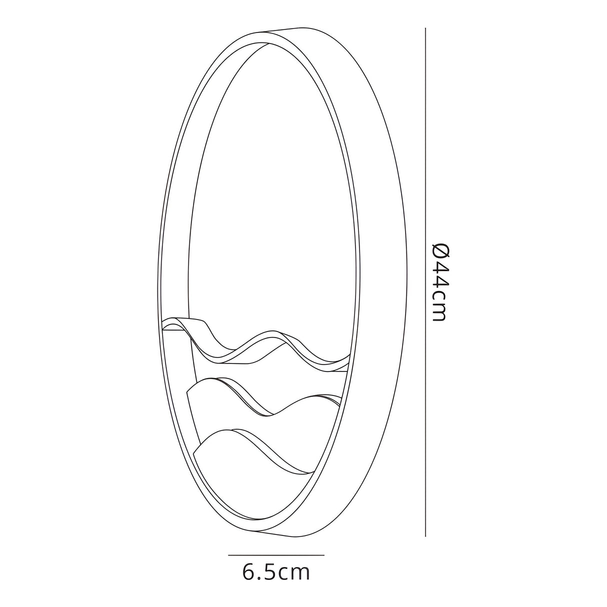 Mar CCT Dimmable LED Flush Ceiling Light With Remote Control - White