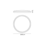 Aneto Outdoor LED Flush Ceiling Light 24W 4000K - White