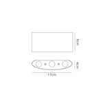 Arcs Outdoor LED Wall Light 6W 3000K - Anthracite