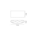 Arcs Outdoor LED Wall Light 6W 3000K - Sand White