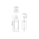 Maya 1 Light Small Outdoor Wall Light - Anthracite