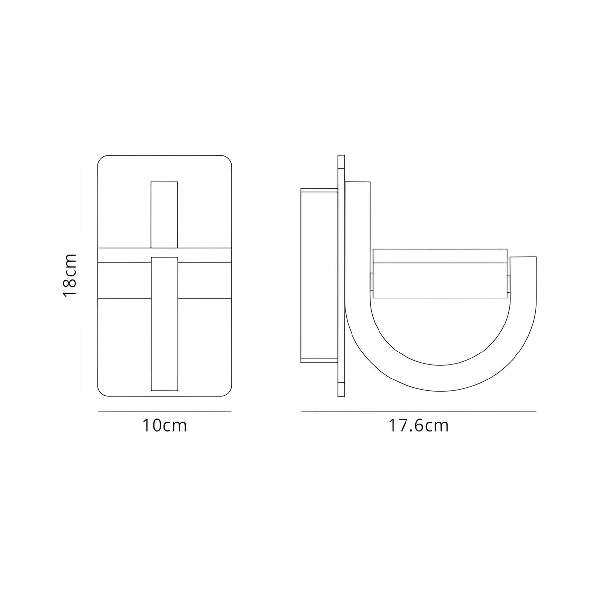 Iguazu 1 Light Outdoor Wall Light - Anthracite