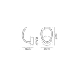 Knot II LED Wall Light 12W 3000K - Chrome