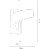 Tsunami Spiral LED Wall Light 12W 3000K - White