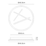 Kenzo LED Flush Ceiling Light 4000K 40W - Sand White