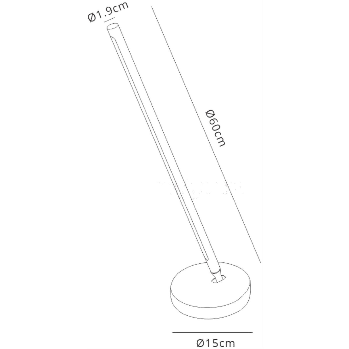 Torch Adjustable LED Table Lamp 11W 3000K - Sand Black