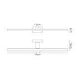 Morne LED Bathroom Mirror Wall Light 20W 4000K - Chrome