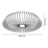 Himalaya CCT Dimmable LED Ceiling Retractable Fan Light With Remote, APP & Voice Control - White