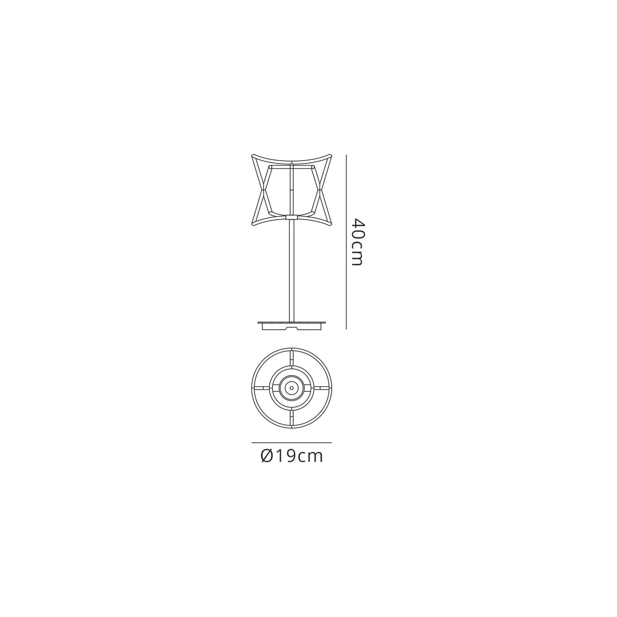 Polinesia LED Battery Operated Outdoor Table Lamp 2W 3000K - Beige