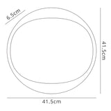 Box CCT LED Flush Ceiling Light With Remote Control - White