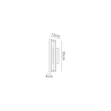 Durban 35cm Linear LED Wall Light 10W 3000K - Black