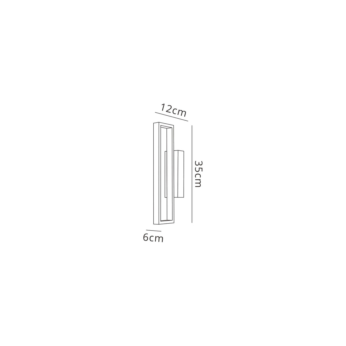 Durban 35cm Linear LED Wall Light 10W 3000K - White