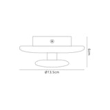 Polar Coat Rack LED Wall Light 6W 3000K - White