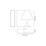 Book LED Table Lamp Left 7W 3000K - White