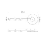 Venus Coat Rack LED Wall Light 6W 3000K - White