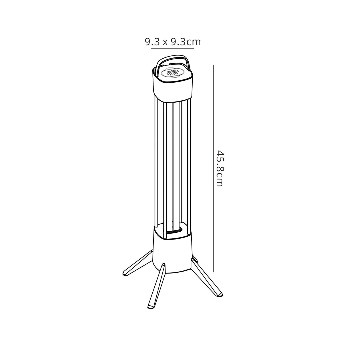 Cidal 36W UV-C Germicidal Table Lamp