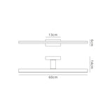 Morne LED Bathroom Mirror Wall Light 16W 4000K - White